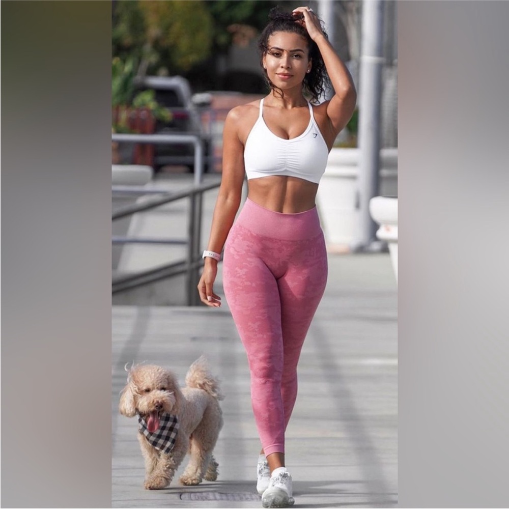 Gymshark Adapt Camp Seamless Leggings - Pink